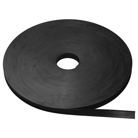 Magnetoplan Magnetleiste Beschrieftungsschild C-Profil Rolle - 15mmx50m (BxL) - Schwarz - Metall