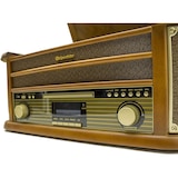 thumbnail of Platine Vinyle Roadstar HIF-1993BT 33-45-78 Trs, 2 Enceintes 32W PMPO, CD, USB, Bluetooth, FM RADIO, CASSETTE, en BOIS, Ovni
