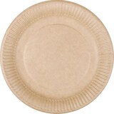 thumbnail of 20 Pappteller natur Kraftkarton be green Ø 23cm Eco braun