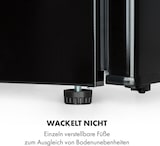 thumbnail of Delaware Kühlschrank 75 Liter 4-Liter-Gefrierfach Kompression Schwarz