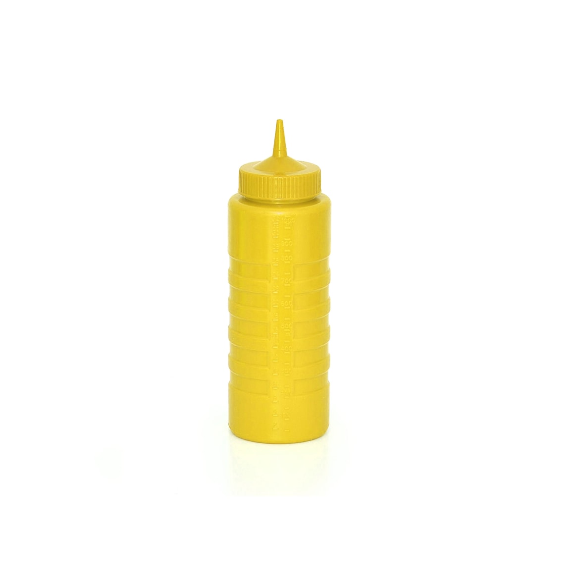 Quetschflasche 1000ml mit  Mengenskala gelb