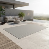 thumbnail of Teppich Outdoor Einfarbig Wetterfest Waschbar Strapazierfähig Balkon Terrasse Küche OEKO-TEX Grau 140x200 cm – MALOJA von Kadima Design
