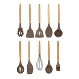 thumbnail of Menastyl - Set 10 ustensiles eliott silicone manche en bois