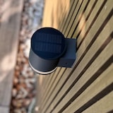 thumbnail of Lumisky 2 HELIO 200LM Solar-Wandleuchten Stahl Schwarz