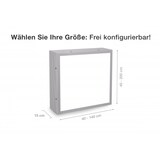 thumbnail of Dreifke® LED Leuchtkasten einseitig, Scheibe, Breite M (400-1400mm), Druck optional : LED Leuchtwerbung alle Größen Scheibe einseitig 120x70cm ohne