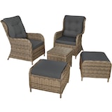 thumbnail of tectake Conjunto de ratán Benissa  natural - 403352