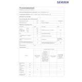 thumbnail of Severin, RKS 8830, frigo tavolo retrò, capacità netta:108 litri, rosso.