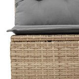 thumbnail of vidaXL 13-tlg. Garten-Sofagarnitur mit Kissen Beige Poly Rattan
