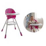 thumbnail of Kinderhochstuhl Julia Rosa Esstischen mit Haltegurt Höhe Tischplatte 75 cm