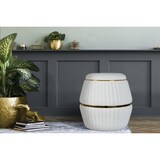 thumbnail of Hocker Britteny 210 Weiß / Gold