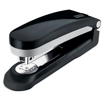 Heftgerät E25, schwarz/grau, Heftleistung: 25 Blatt, Ladekapazität: 100 x 24/6 SUPER / 150 x 26/6 SUPER, Einlegetiefe: 53 mm, Oberlademechanik