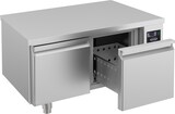 thumbnail of Kühltisch LIEST | 2x Schublade | 180 Liter, HxBxT 60x120x70cm | -2/+8°C | Edelstahl | + CHEFGASTRO Geschirrtuch