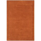 thumbnail of Wollteppich handgewebt strukturiert | 200x290cm, Florhöhe 0,9cm, Gesamthöhe 1,9cm | Terrakotta | raumgestaltend | Wohnzimmer | STOW | Kadima Design