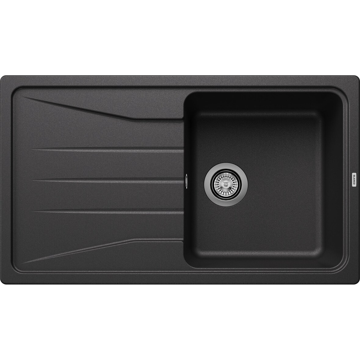 BLANCO SONA 5 S Einbauspüle / SILGRANIT / Anthrazit / reversibel / Stopfen -