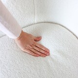 thumbnail of Besucherstuhl / Dining Stuhl SCANDI TED Stoff weiß hjh LIVING