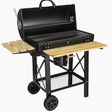 thumbnail of Barbecue A Carbone Con Ripiani Laterali BBQ Grill Da Giardino Con Cassetto Raccogli Cenere 110 x 70.5 x 101.5 Cm Nero
