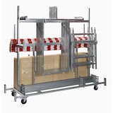 thumbnail of Chariot de transport pour étal de marché - en acier galvanisé - pour 5 pièces - Feros