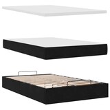 thumbnail of vidaXL Ottoman-Bett mit Matratze Schwarz 120x200 cm Samt
