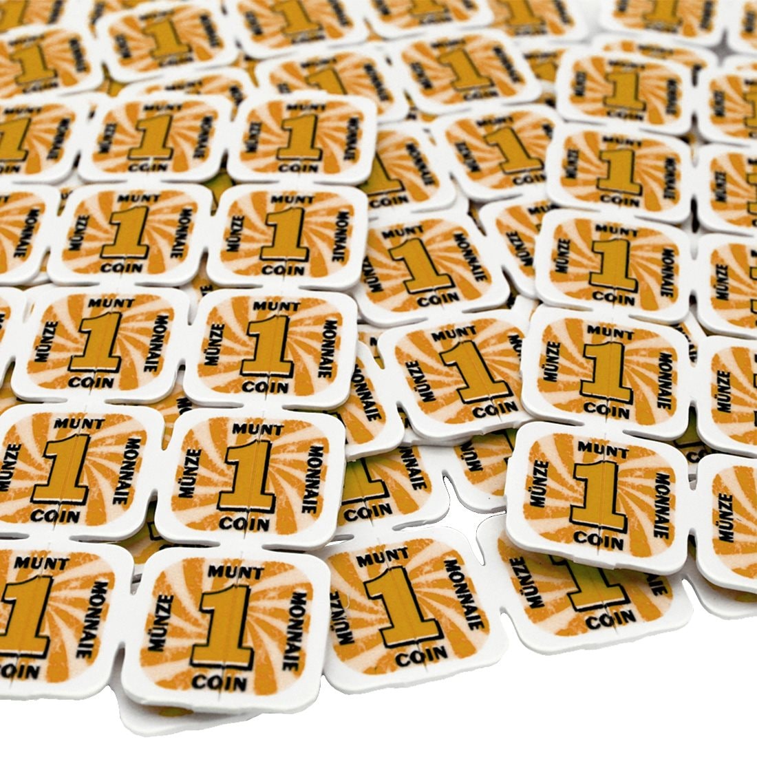 CombiCraft breekmunten of festivalmunten oranje - 1000 breekmunten