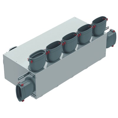 Helios FRS-MVK 5+2-51/160 - Multi-Verteilerk., 7xoval 51, 2 x DN 160 - 03838 - LB15926