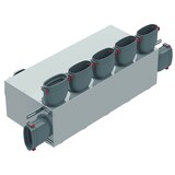 thumbnail of Helios FRS-MVK 5+2-51/160 - Multi-Verteilerk., 7xoval 51, 2 x DN 160 - 03838 - LB15926