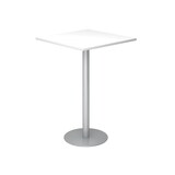 thumbnail of Hammerbacher-Stehtisch 80x80cm Weiß/Silber-VSTH88/W/S