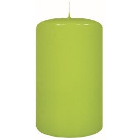 Kerzen Stumpenkerzen Lime (Hellgrün), 150 x 50 mm, 12 Stück