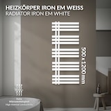 thumbnail of ECD Germany Iron EM 500x1200 Weiß | Design-Paneelheizkörper, Heizung