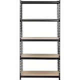 thumbnail of TOOLCRAFT 1530556 Schwerlastregal 350 kg Metall, MDF Holzboden Anthrazit/Schwarz