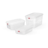 thumbnail of Behälter GN 1/4 Polypropylen, HENDI, GN 1/4, 1,8L, Transparent, 265x162x(H)65mm