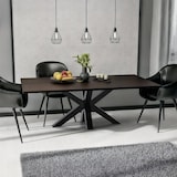 thumbnail of Pieds de table Harlan Noir aspect industriel/120x68x71 cm