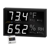thumbnail of PCE Instruments PCE-EMD 10 Thermo Hygrometer 32,0..122,0 °F|0,0..99,9 % r.F.|Großanzeige|Anschluss bis 4 ext. Sensoren