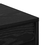 thumbnail of vidaXL Bureau Anders Zwart eiken 60 x 40 x 76 cm Bewerkt hout