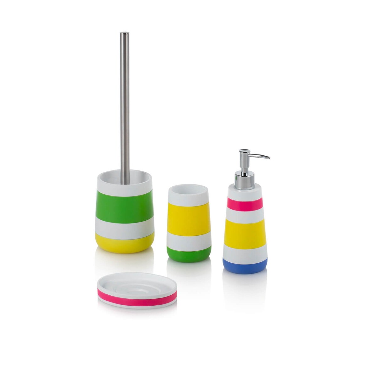 Set Completo Accessori Bagno Colorato