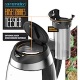 thumbnail of Arendo Wasserkocher, Edelstahl oder Glas, Temperaturanzeige & Warmhaltefunktion