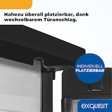 thumbnail of Exquisit Gefrierschrank GS581-051C inoxlook-az | Nutzinhalt: 85 L | Standgerät