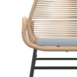 thumbnail of vidaXL 5-tlg. Garten-Essgruppe mit Kissen Braun Poly Rattan Glas