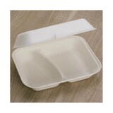 thumbnail of Boîte repas jetable deux compartiments 250 pièces - Ecobioshopping