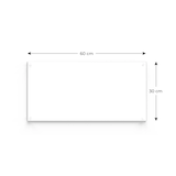 thumbnail of ALLboards Pannello magnetico bianco 60×30 cm – lavagna bianca senza cornice