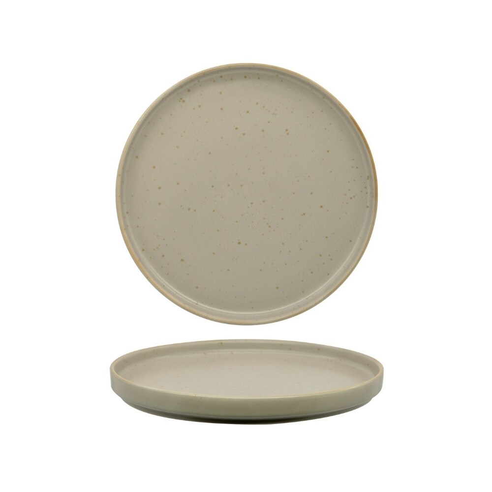 Kaden Avola Piatto Piano Impilabile Ø Cm 20 Sango Ceramics Confezione da 6