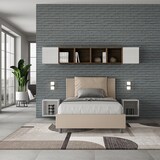 thumbnail of Itamoby Letto Una piazza e mezza Antea L.120 P.200 Rete e Contenitore Tortora