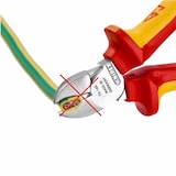 thumbnail of KNIPEX   Seitenschneider, 160mm, Schutzisoliert 1000V, Isoliert, VDE geprüft, Standard
