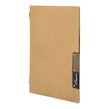 thumbnail of Securit® Porte-menu style nature en fibre naturelle imperméable beige - A5 (inclut un double insert affichant 4xA4)