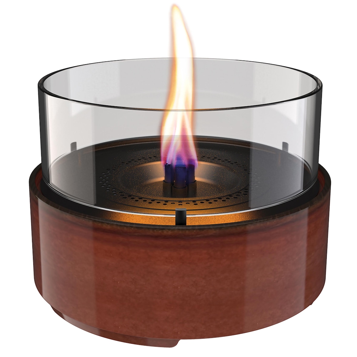 Tenderflame - Café 18 Reactive Glaze Amber nachfüllbare Tischkerze