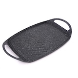 thumbnail of Cheffinger Grillplatte 47cm Aluguss Induktion Bratplatte BBQ Grill braten Plancha