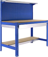 thumbnail of SimonRack Banco de Trabajo Taller, 910x610 mm, Panel Perforado y Cajón, Capacidad Carga 400 kg, Azul - BT-3
