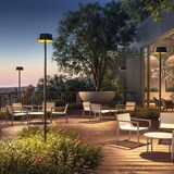 thumbnail of Lumisky Grand Potelet solaire en aluminium SUNDRESS H250cm Aluminium Noir