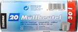 thumbnail of Papstar Müllbeutel, LDPE 30 l 60 cm x 50 cm grau, 20 x 20 Stück