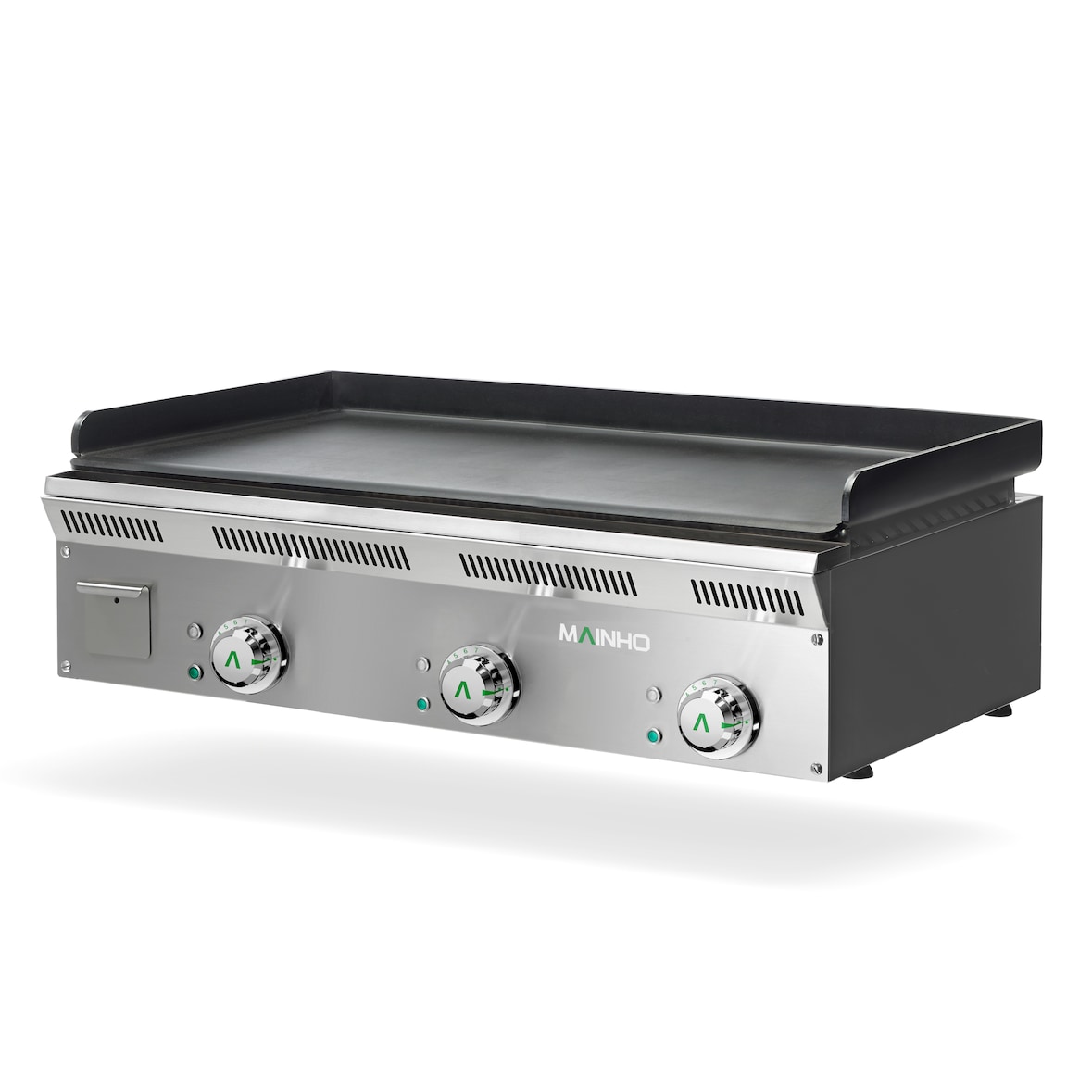 Mainho - Plancha de acero pavonado a gas 90x50x24 gasfrit