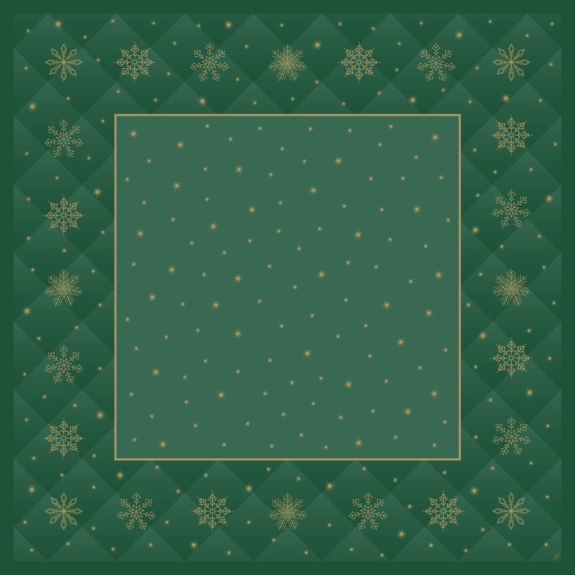 Duni Dunicel® Mitteldecken 84 x 84 cm Rhombus Green, 100 Stk/Krt (5 x 20 Stk)